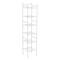 Honey Can Do White 6-Tier Bathroom Storage Shelving Unit